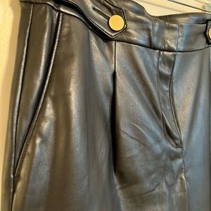 Loft leather pants size 8